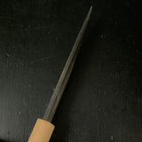 Old stock Baishinshi Kunimitsu Kuri Kokatana kiridashi type #3   掘出し物 梅心子圀光 繰り小刀 切出型 鞘付 24mm