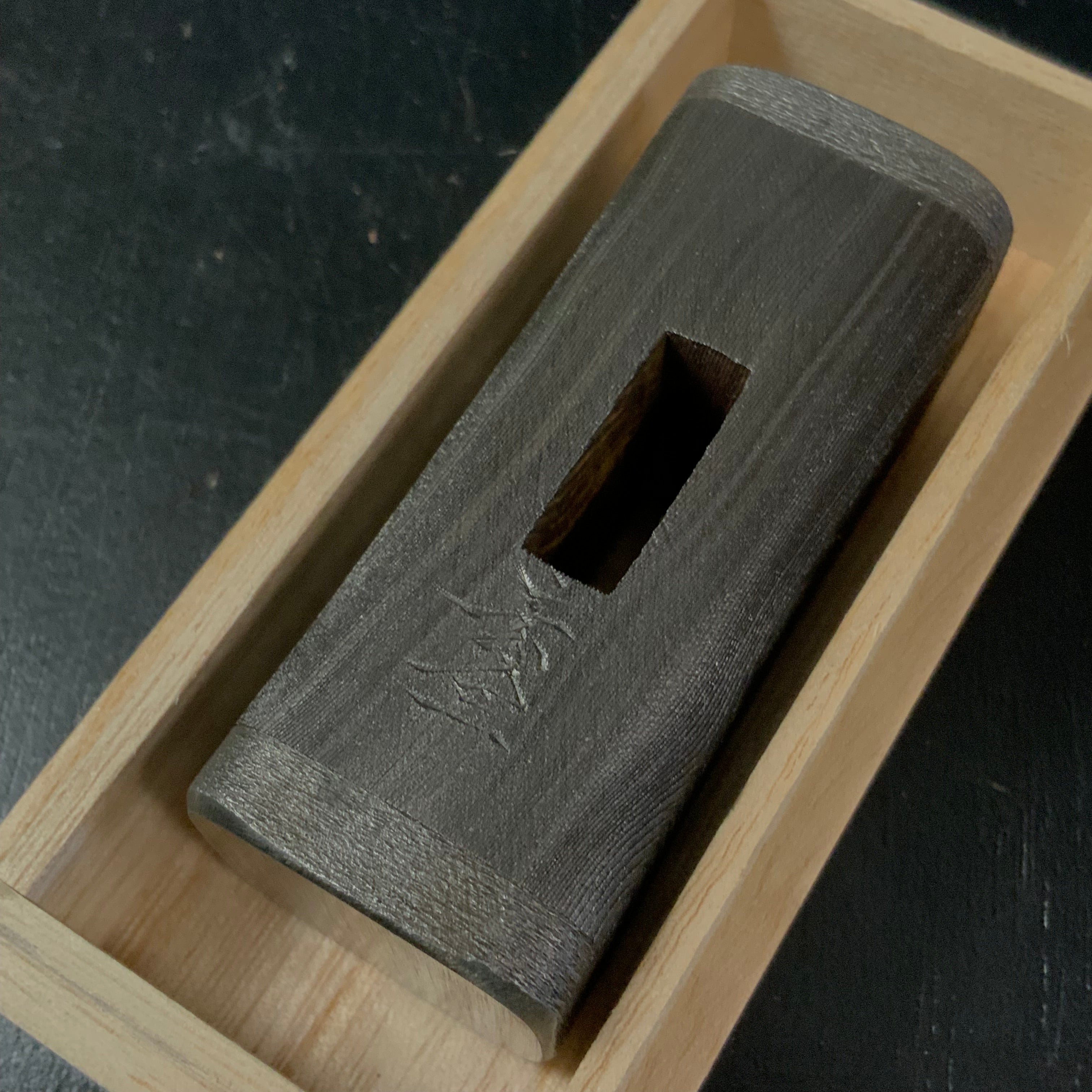 Sozen Square Daruma Hammers Suminagashi finish 素全 四角ダルマ玄翁 墨流し仕上