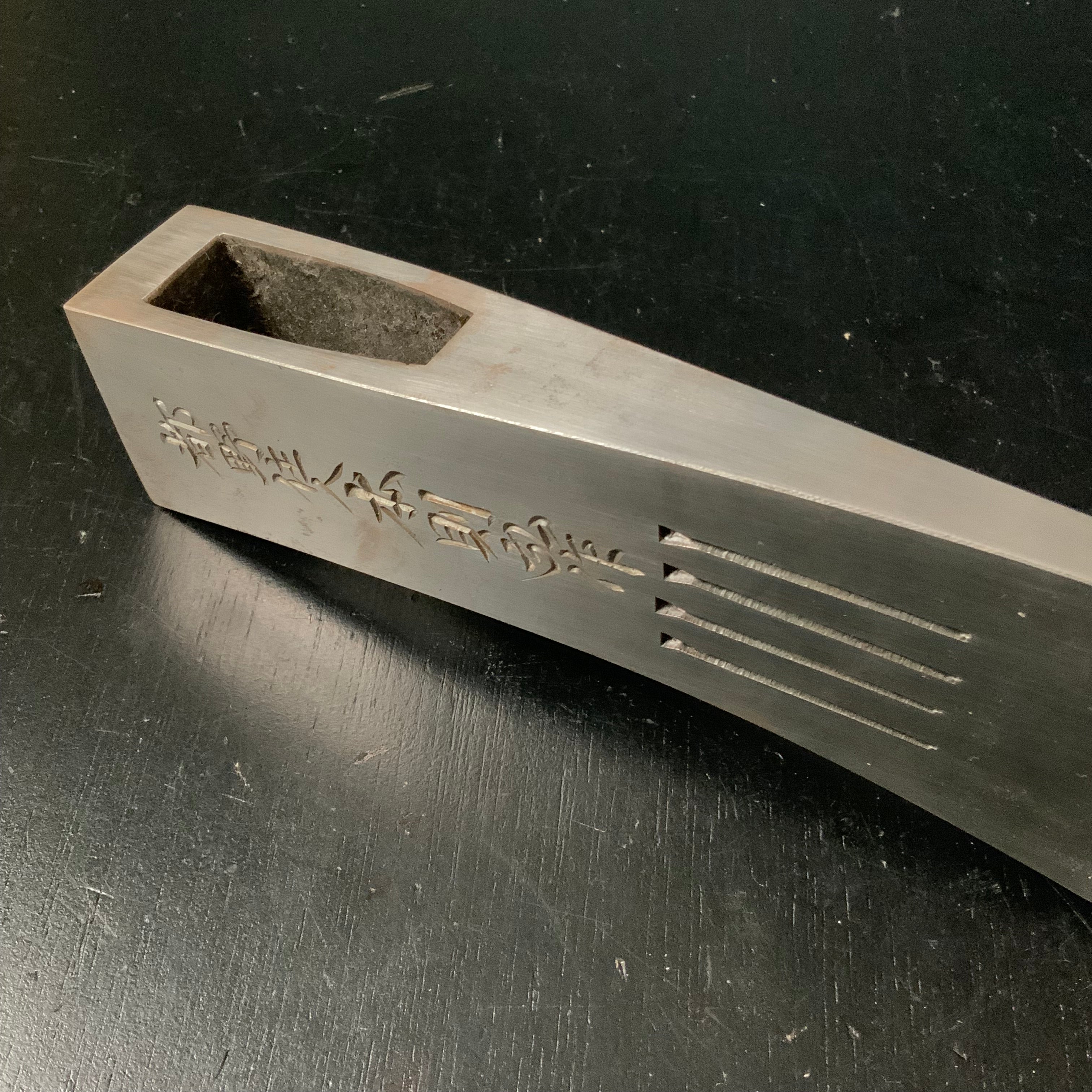 Old stock Honsokuhiro Japanese Carpenter's Axe head  Nekiriono 掘出物 本則弘作 大工鉞 刃のみ 根切斧 Masakari