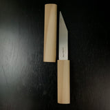 Baishinshi Kunimitsu Kuri Kokatana kiridashi type left hand 梅心子圀光 繰り小刀 切出型 鞘付 左 24mm