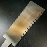 #148 Nagakatsu Double Edge Saw Eddy Type Handles set by Kurashige For Hard Wood 長297mm勝鋸 渦巻き柄 両刃鋸