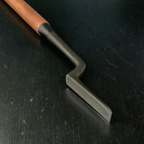 Tasai Special Trowel chisel (Kote nomi)  田斎作 面取鏝鑿 赤樫柄  15mm