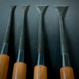 Takashiba Bachi chisels      /       高芝 バチ鑿  Bachinomi