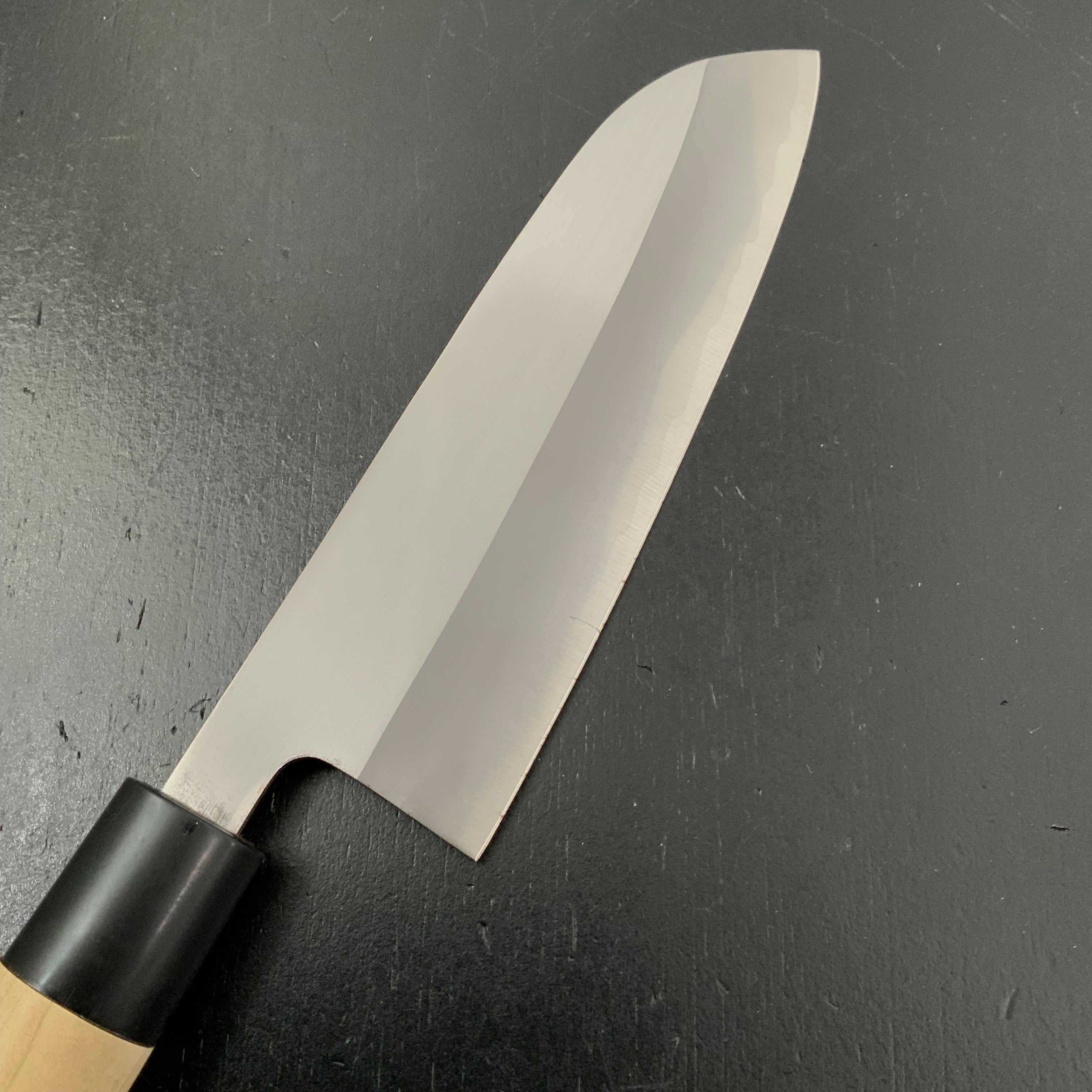 Hanasatsuki Santoku Knife White Steel intercalation 165mm    花皐月 三徳包丁 165mm 白紙網 本割込