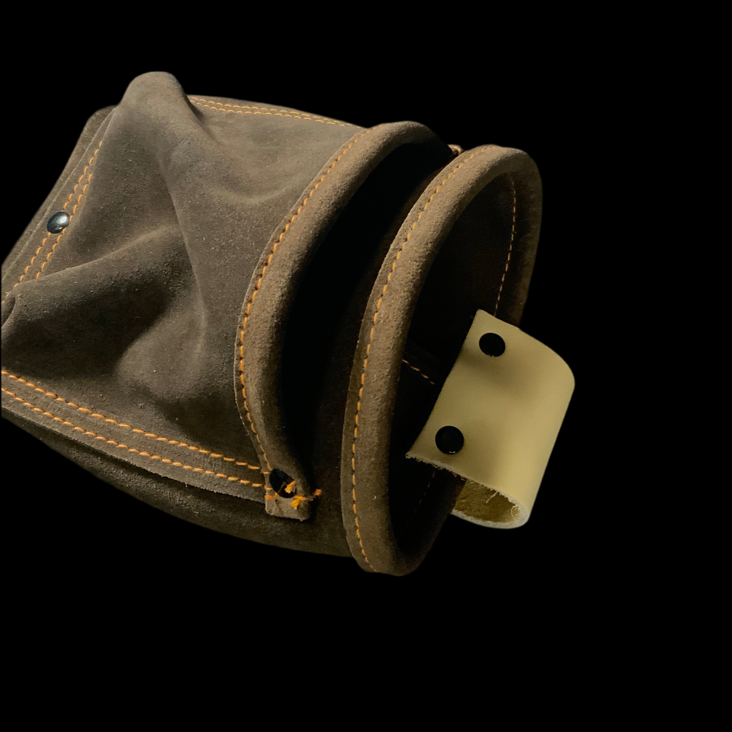 だるま ビス袋 床革  S  Working Waist Screw bag, leather backing