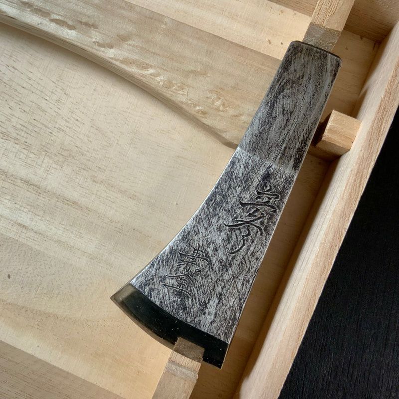 『RITTOU』 Sozen Japanese Carpenter's Axe 『立冬』 素全作 小型鉞 木割り斧 Masakari ...