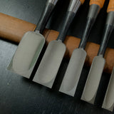 Yoshitaka Dovetail Bench chisels 5pc set  義隆 追入鎬組鑿 5本組 Oirenomi