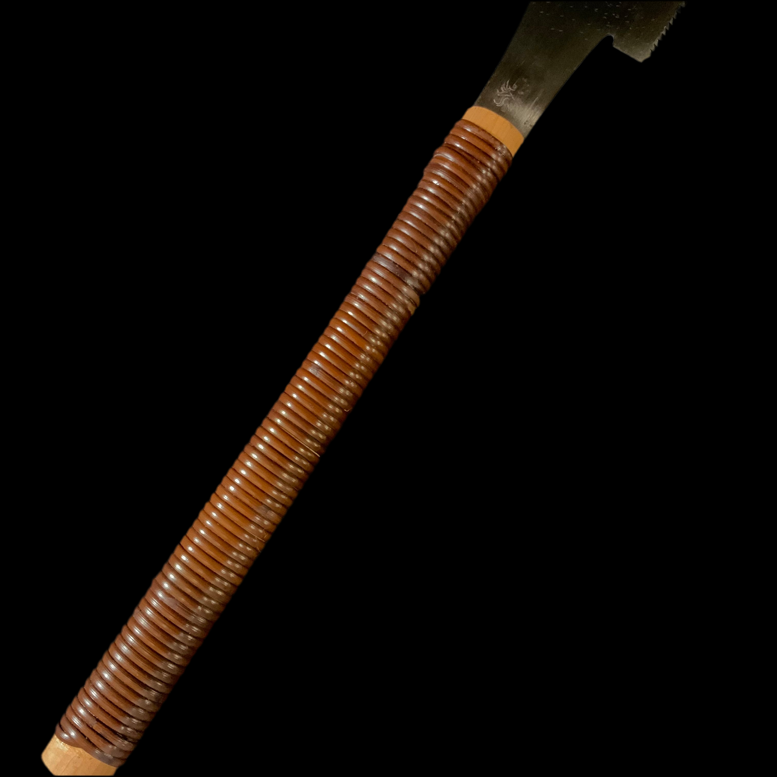 #220   Nagakatsu Double Edge Saw Eddy Type Handles set by Kurashige For Softwood  長勝鋸 渦巻き柄 両刃鋸 針葉材用 240mm