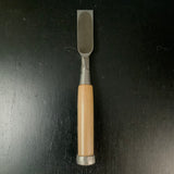 Tasai Special Bench chisel with Japanese white oak   田斎作 追入鑿 白樫柄 角打山型刃 24mm