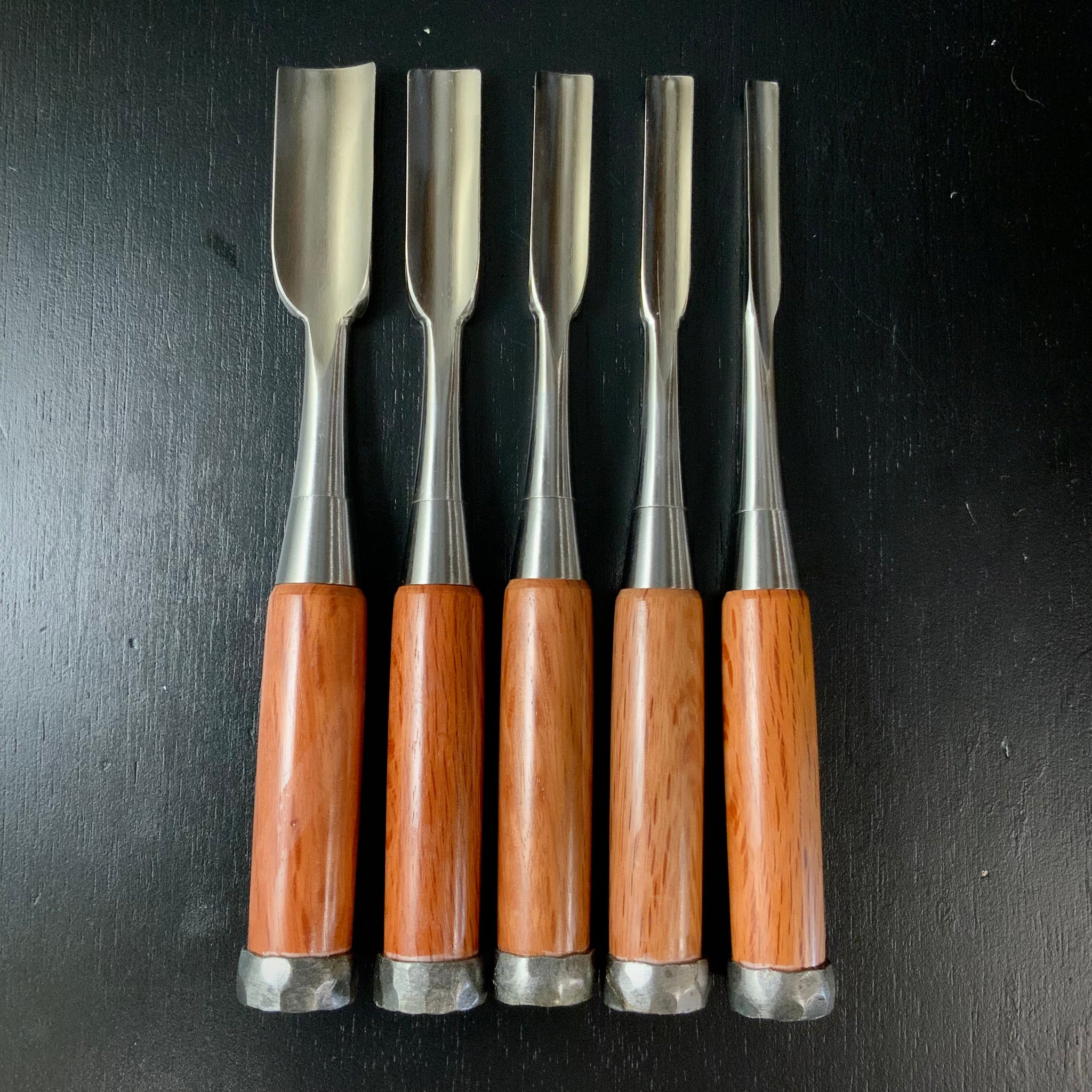 Sukemaru High-Speed Steel uchimaru chisels set 助丸 ハイス 内丸鑿 uchimarunomi