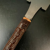 #152 Nagakatsu Double Edge (Ryoba) Saw with Eddy Type Handles For Hard Wood 長勝鋸 両刃鋸 渦巻き柄 広葉材用 250mm