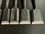 Sukekura Bench chisels set with White steel 助倉 追入組鑿 白紙鋼 Oirenomi