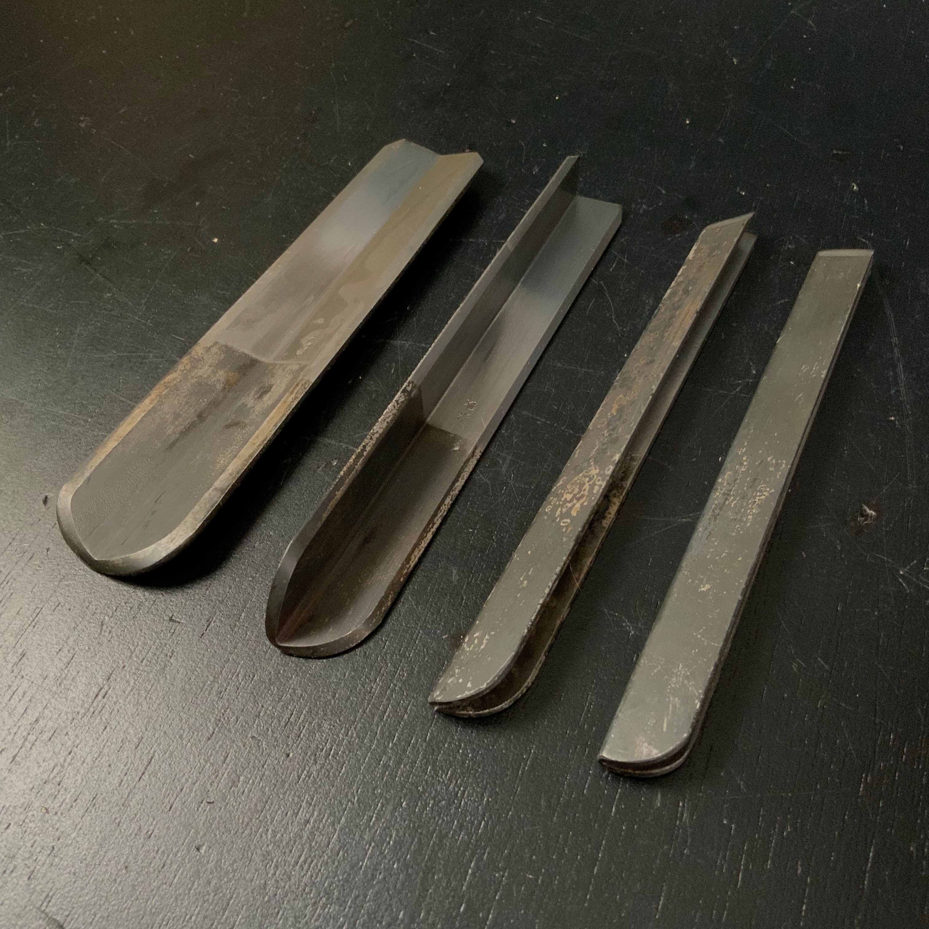 #2 八重樫 葉鉋 組子用  鉋刃    Ha Kanna Kumiko Kanna Plane Blades with white steel by Muneaki