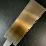 #141  Nagakatsu Double Edge Saw Eddy Type Handles set by Kurashige For Hard Wood 長勝鋸 渦巻き柄 両刃鋸 225mm