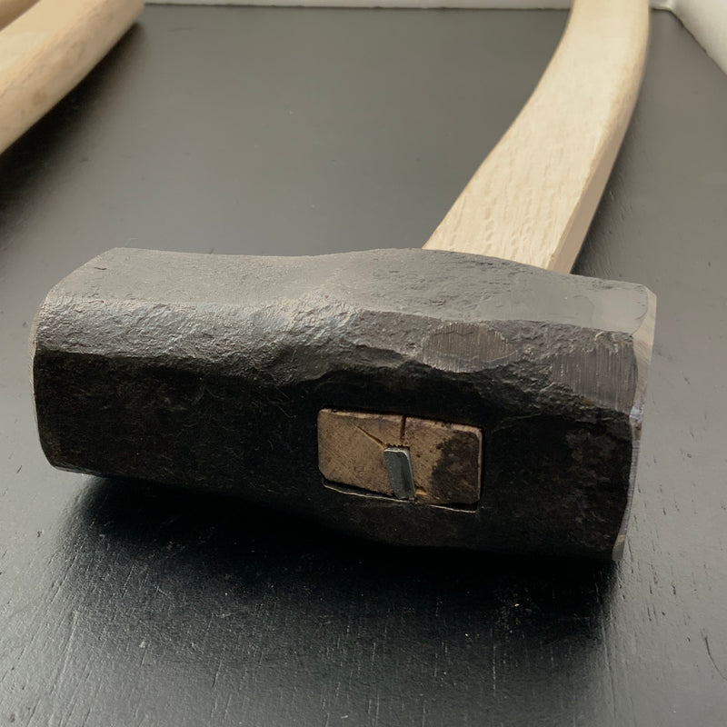 #2 Hand made Japanese Blacksmith tools Hammer(Hitsukuri-Tsuchi)  鍛冶屋道具 火造槌 八角曲り柄付