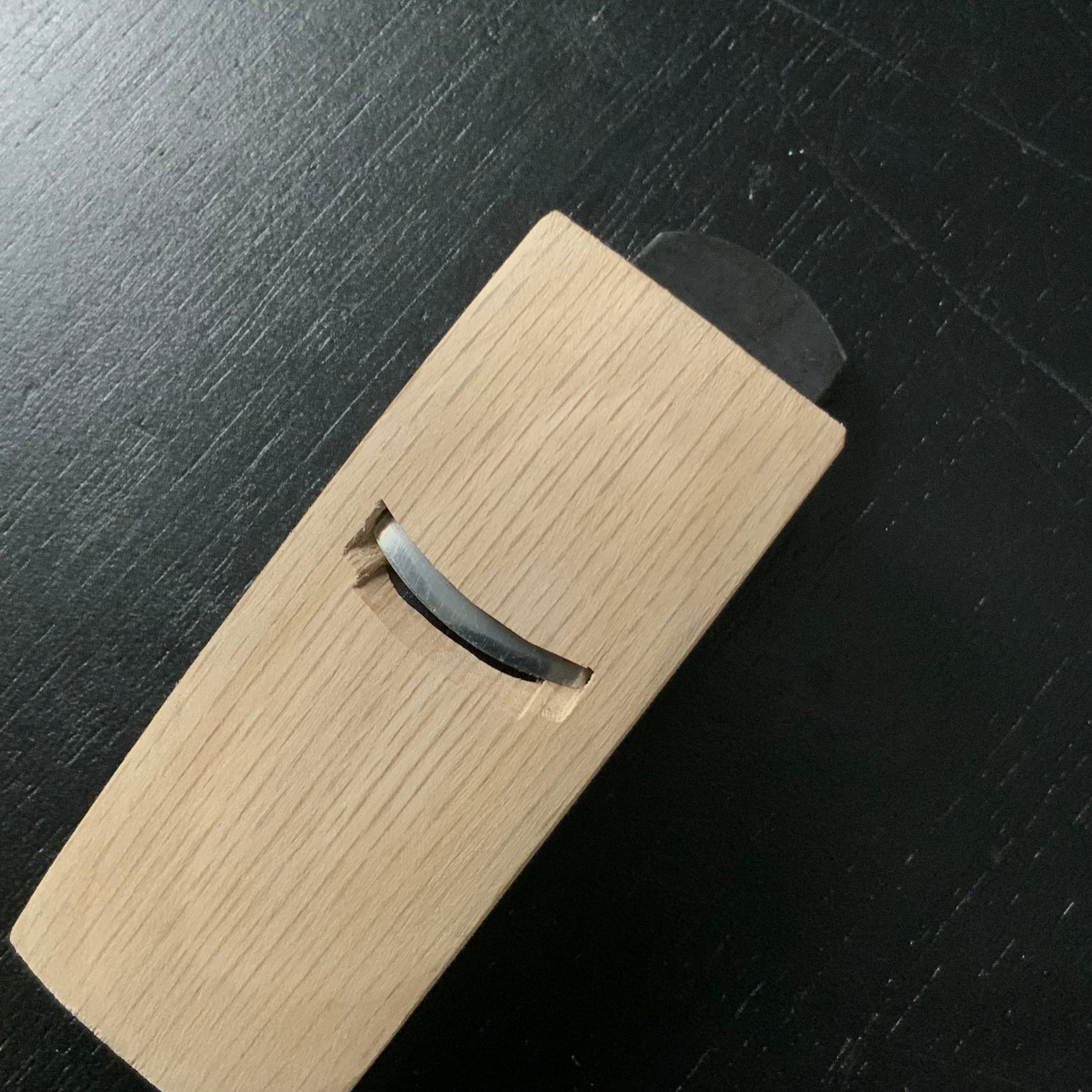 #2 Yoshitaka Mini Spoon bottom plane (Shihosori-Kanna) with white steel  義隆 豆四方反鉋 18mm/21mm/24mm