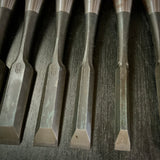 Old stock Ichihiro Bench chisels set    掘出し物 市弘 山崎勇作 追入組鑿  Oirenomi