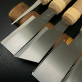 Ready to use Chojiro Mini Japanese Saw set  長二郎 目立て済み ミニ鋸10本セット