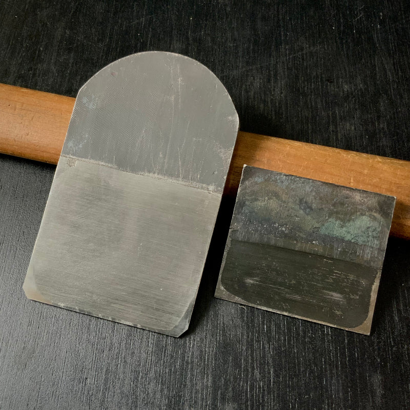 Old stock2 Yabane Smoothing Plane (Kanna) by Ishido Master  石堂輝秀作 矢羽根 仕上げ鉋 70mm