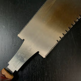 #144 Nagakatsu Double Edge Saw Eddy Type Handles set by Kurashige For Soft Wood 長勝鋸 渦巻き柄 両刃鋸 250mm