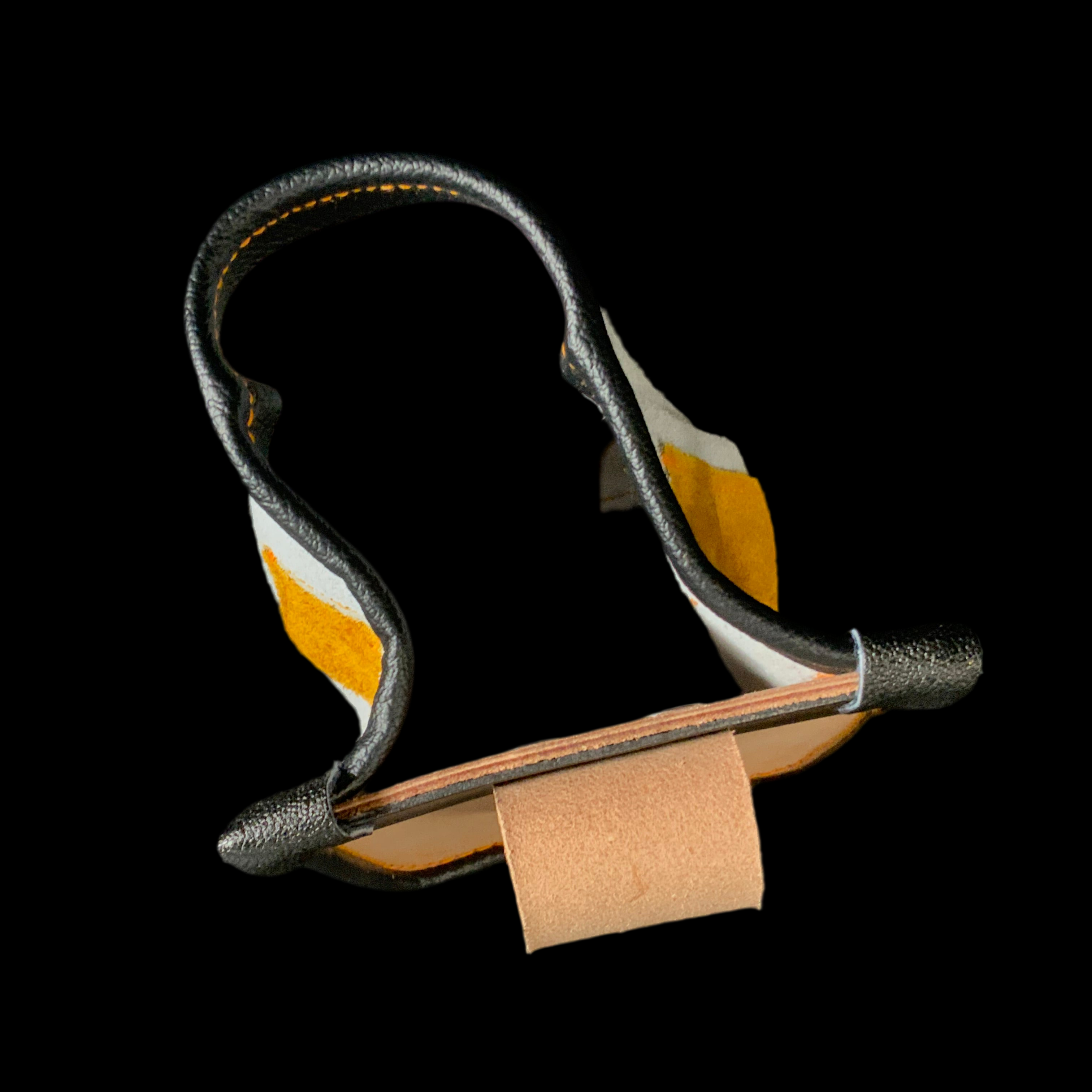 だるま ミニ小物入れ 床革  M-10  Working Waist Screw bag, Mini accessory pouch, leather backing