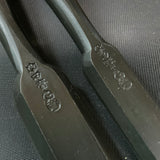 Tasai Bench chisels (Oirenomi) with blue steel  田斎作 黒仕上 追入鑿 18,24,36mm