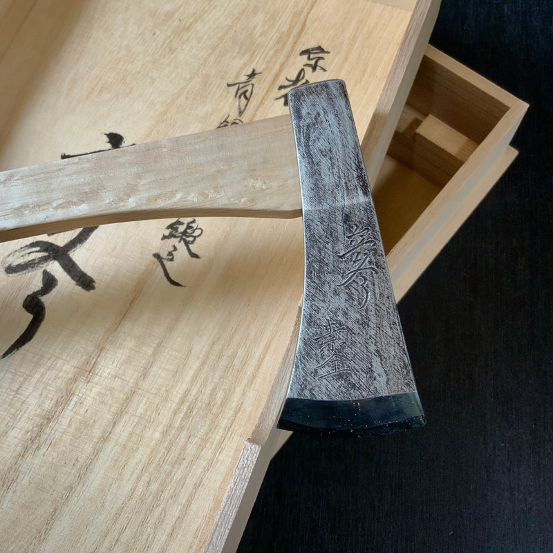 『RITTOU』 Sozen Japanese Carpenter's Axe 『立冬』 素全作 小型鉞 木割り斧 Masakari ...