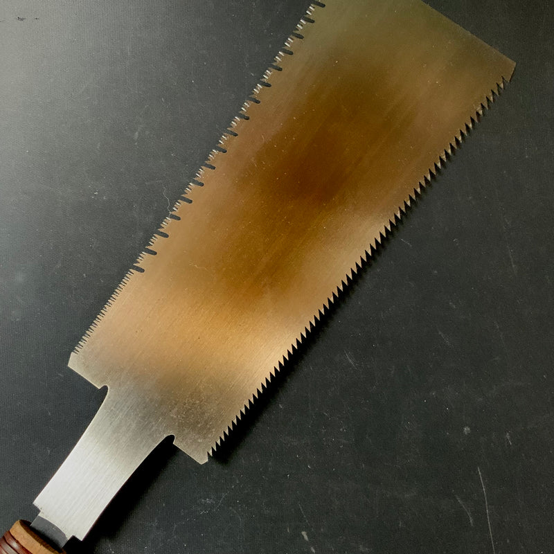 #108 Nagakatsu Double Edge Saw with Eddy Type Handles set by Kurashige 長勝鋸 渦巻き柄 両刃鋸 270mm