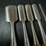 #M167 Mixed Sotomaru chisels set by unknown smith バラ鑿合わせ 外丸組鑿 5本組 作者不明