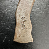 Old stock Nenrin(treeRing) Snakes Kiridashi Knives by Kunikei 3rd Right hand  掘出し物 三代目国慶作 年輪 巳 切出し小刀 21mm 右