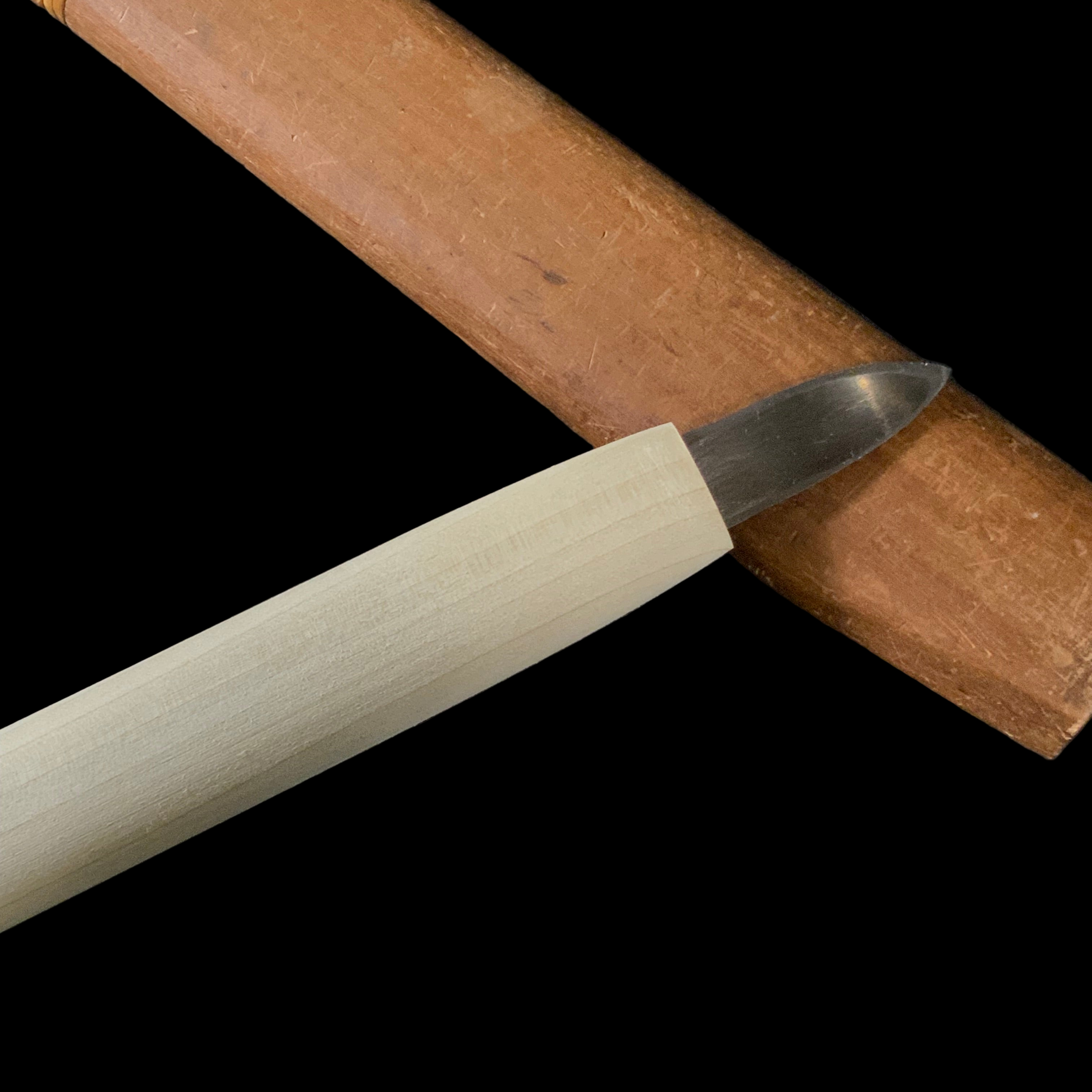 Seigen Ken Type Carving chisels with Super Blue steel by Chousei 12mm 清玄 生反り 彫清作 青紙スーパー鋼 12mm