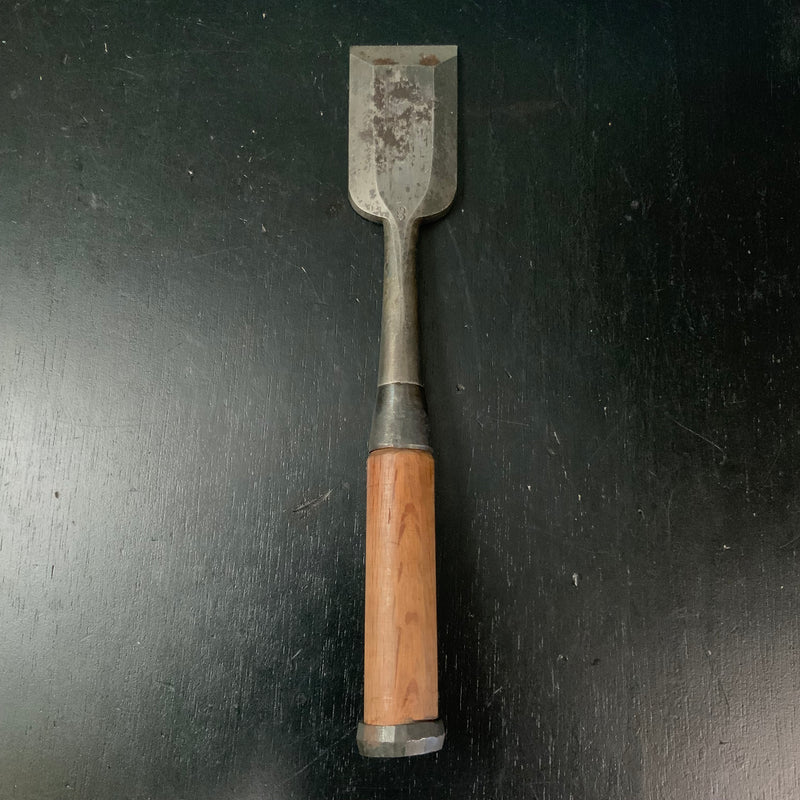 ♯2 old stock Hidari Hisasaku Timber chisels  掘出し物 左久作 叩き鑿 48mm