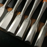 Sukeroku  Sukemaru 3th High-Speed Steel Bench chisels set  三代助丸 碓氷淑郎 ハイス鋼追入鑿 助六 15本組 Oirenomi