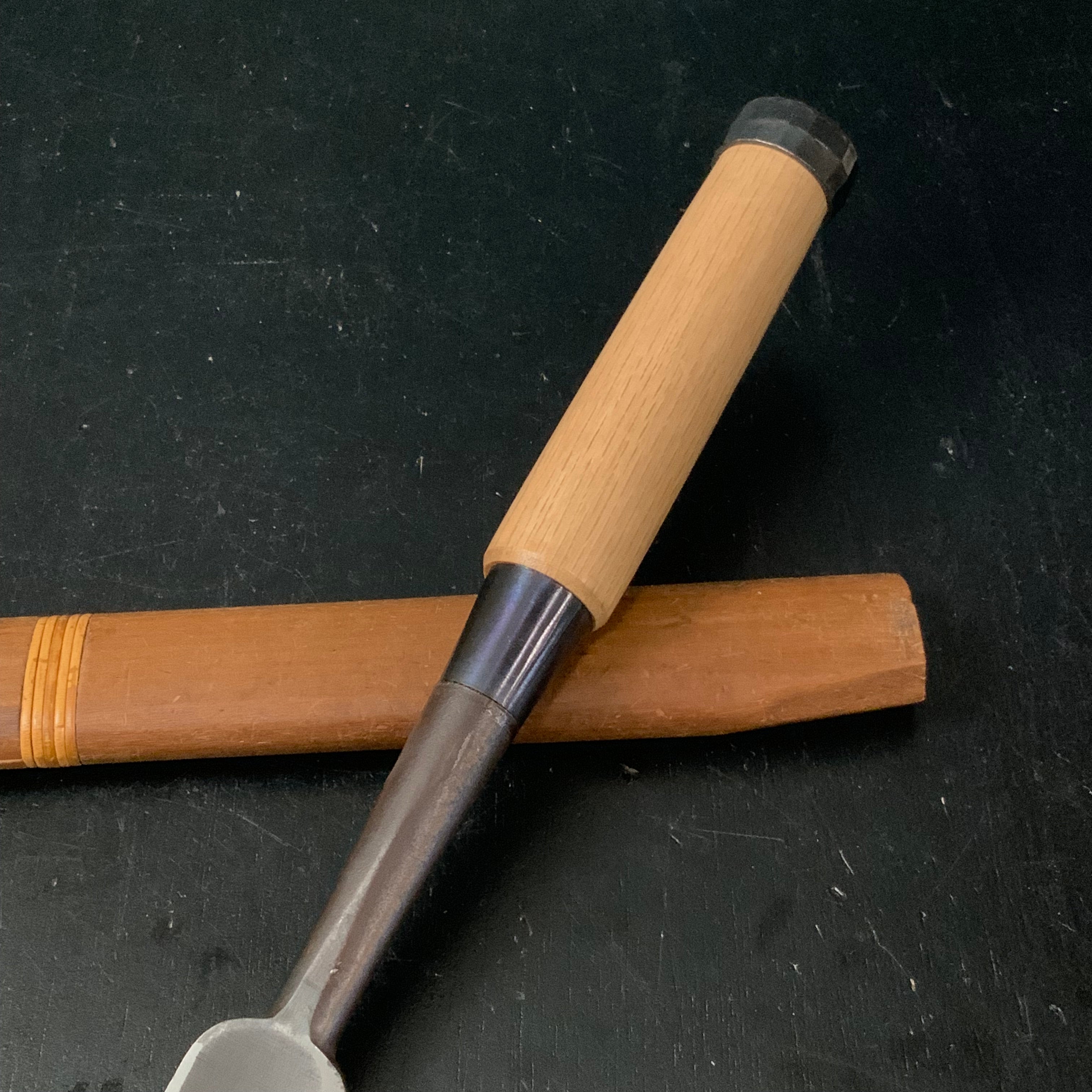 used Hiromasa Bench chisels (Oirenomi) by Hasegawa Fujisaku  中古品 長谷川藤作氏 弘正 追入鑿 30mm oirenomi