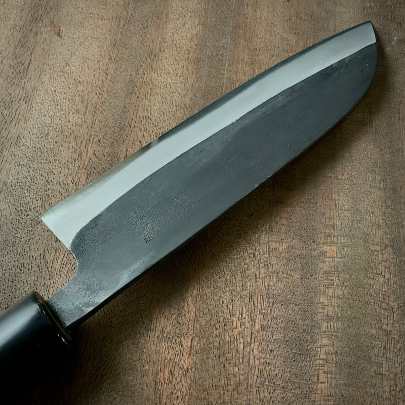 Gihei Santoku Bocho with blue steel    /     義平 三徳包丁 青紙付 165mm