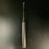 Tasai Special Trowel chisel (Kote nomi)  田斎作 面取鏝鑿 黒檀柄  15,24mm