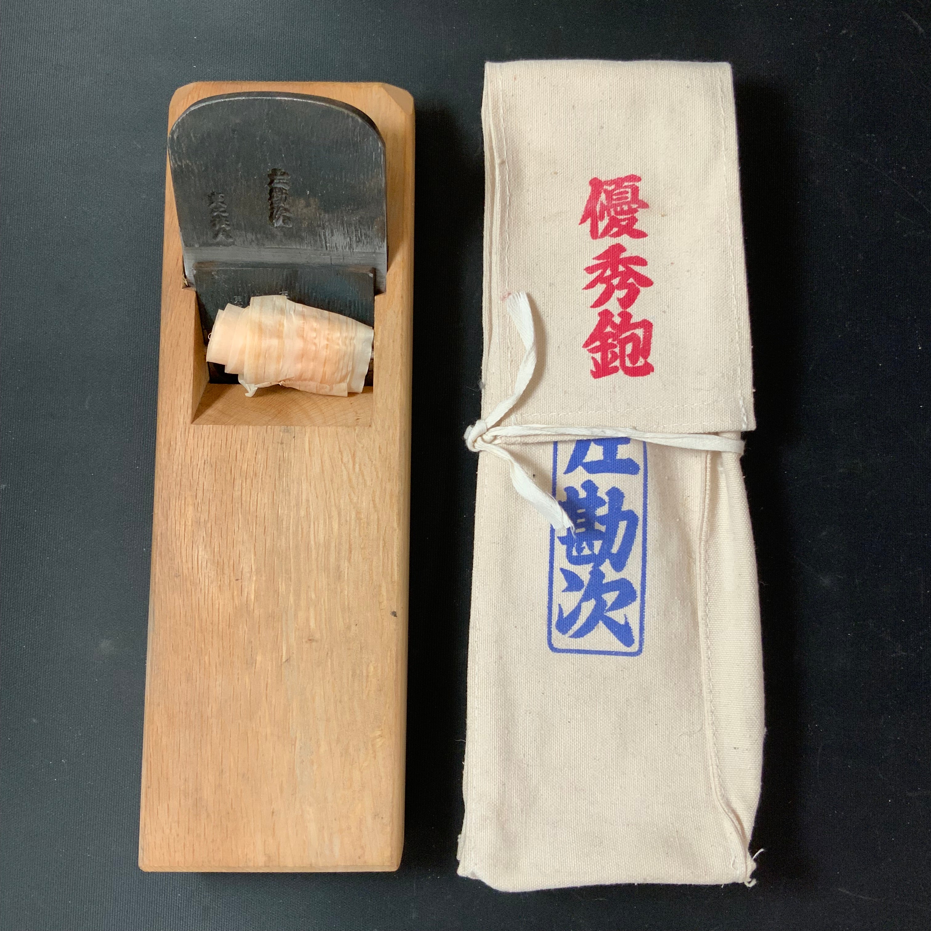 Ready to use! Hidarikanji Smoothing Plane (Kanna) by Tanaka shougo 初心者におすすめ 直ぐ使い 左勘次 田中昭吾作 仕上げ鉋  75mm