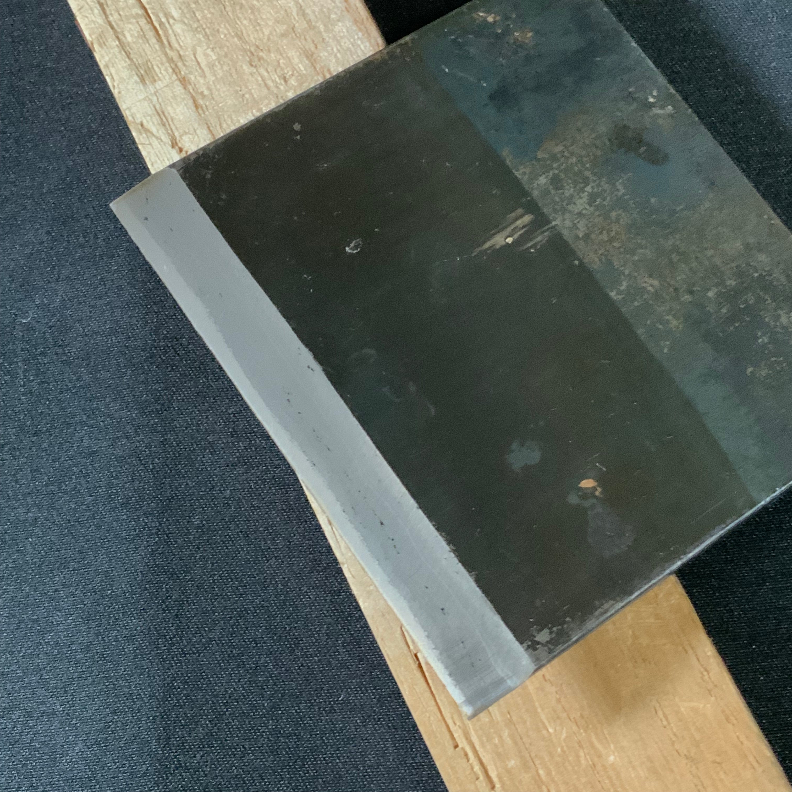 Sekimagoru #2 Smoothing Plane Blade(special edition) by Sekikawa Seikichi Large blade thickness  関孫六 関川誠吉作 仕上げ鉋刃 70mm 特厚仕上