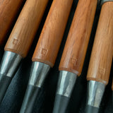 Old stock Ichihiro Bench chisels set    掘出し物 市弘 追入組鑿  Oirenomi