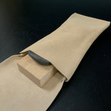 Daido Plane Leather Cloth Bag  ( Up to 55mm Flat Plane ) 大道  鉋袋  床ベロア革製　55mm用