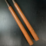 Old stock Hiromasa Slick Chisels set  (Ootsuki-nomi, Hontsuki-Nomi)  掘出し物 弘正 本突き組鑿  48,24mm