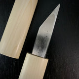 Baishinshi Kunimitsu  Kokatana kiridashi type 梅心子圀光 手工小刀 極上 鞘付き 76mm