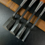 Yasaku Trowel chisel (Kote nomi) Dovetail type  弥作 鏝鑿 鎬型