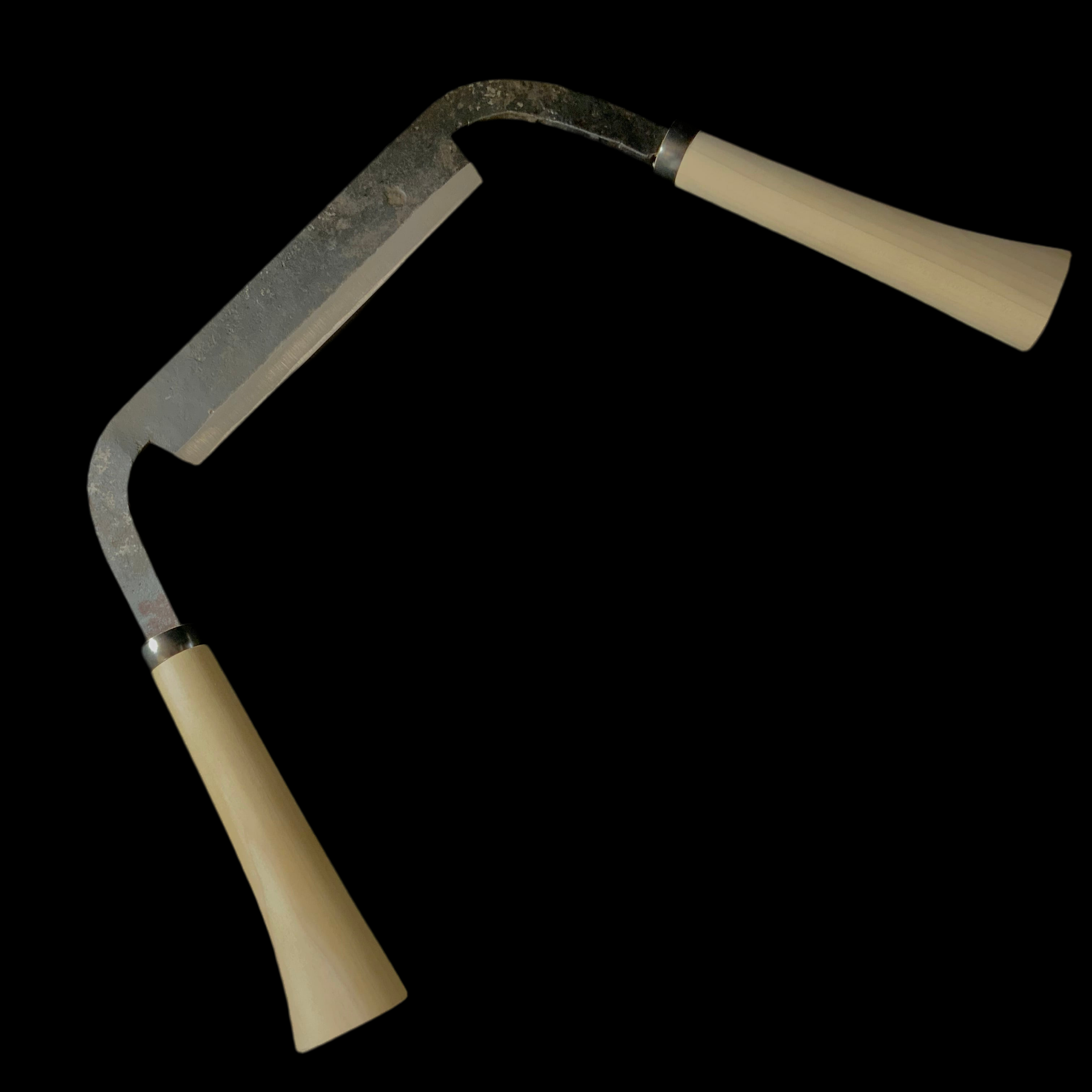 山本鉋製作所  木工用銑 青紙鋼   Yamamoto Sen Woodworking Drawknife Blue Steel