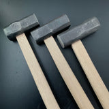 #2 Hand made Japanese Blacksmith tools Hammer(Hitsukuri-Tsuchi)  鍛冶屋道具 火造槌 八角曲り柄付