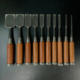 Old stock Ichihiro Bench chisels set    掘出し物 市弘 追入組鑿  Oirenomi