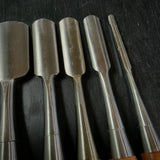 #M167 Mixed Sotomaru chisels set by unknown smith バラ鑿合わせ 外丸組鑿 5本組 作者不明