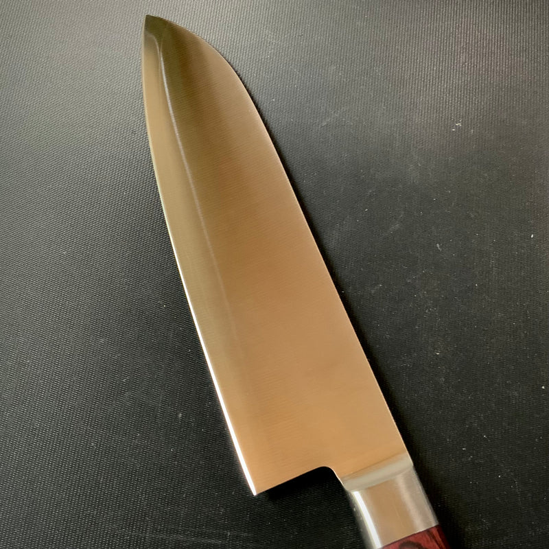 Reigetsu Kurenai  Masakane Santoku knife Gyuto 令月 紅 三徳 170mm