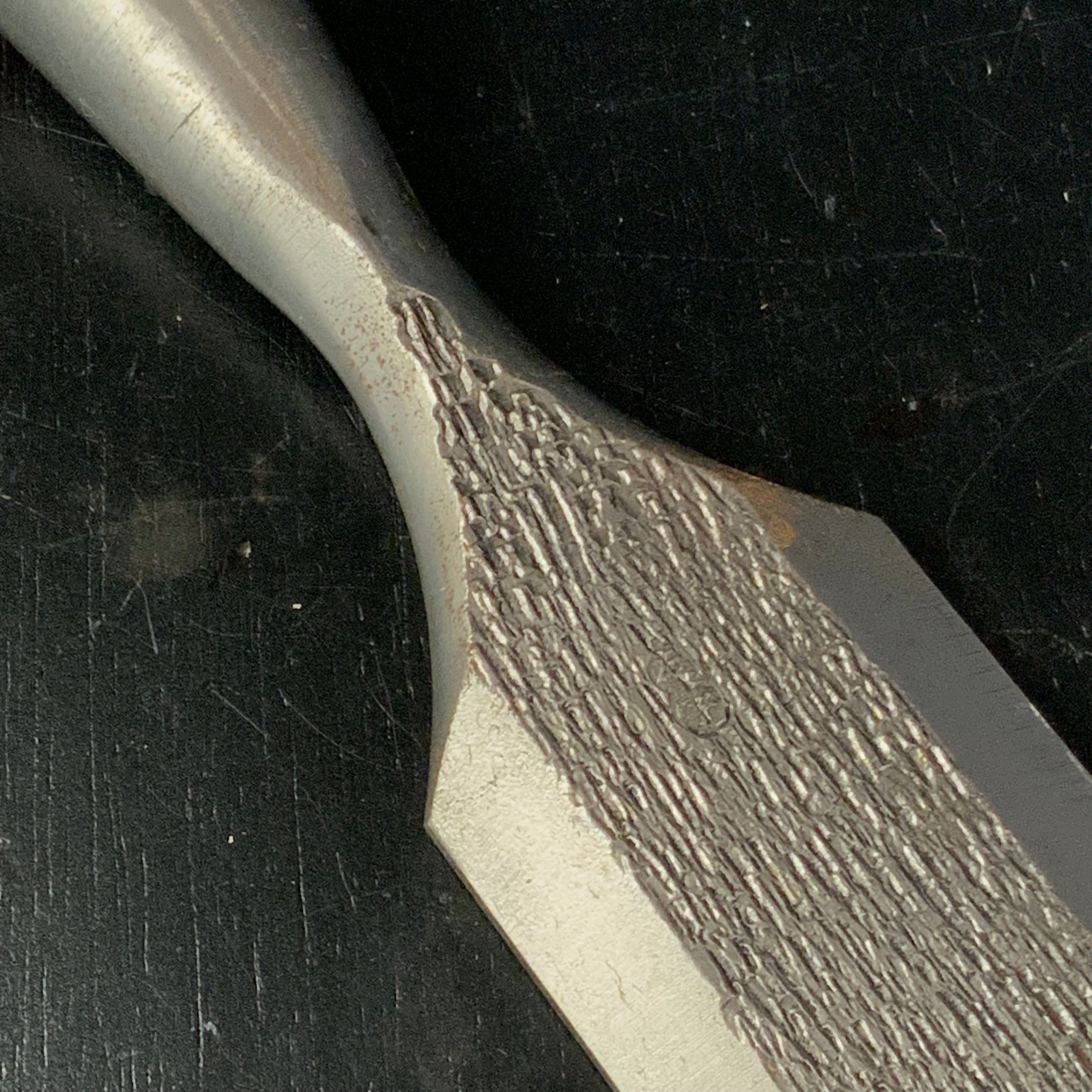 Old stock Damekiri chisels Damekirinomi   掘出し物  ダメ切り鑿 二つ裏   48mm