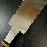 #138 Nagakatsu Double Edge Saw Eddy Type Handles set by Kurashige For Soft Wood 長勝鋸 渦巻き柄 両刃鋸 225mm